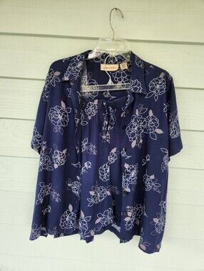 Analog Navy Floral Short Set